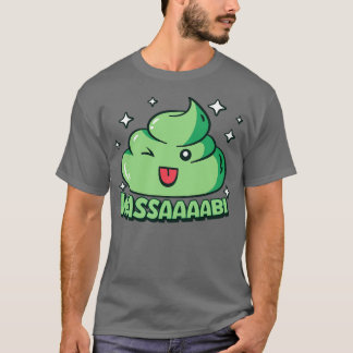 Camiseta Cute Kawaii Wasabi Wassup Gracioso