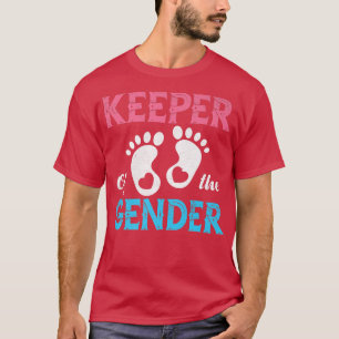 Camiseta Cute Keeper of Gender - Gender Reveal Fiesta Id