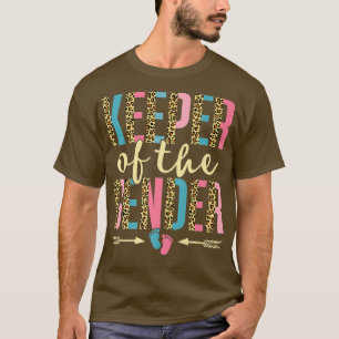 Camiseta Cute Keeper of Gender Leopard Reveal Pa
