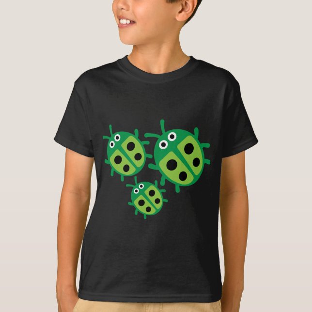 Camiseta Cute Kids ladybird Family (Anverso)