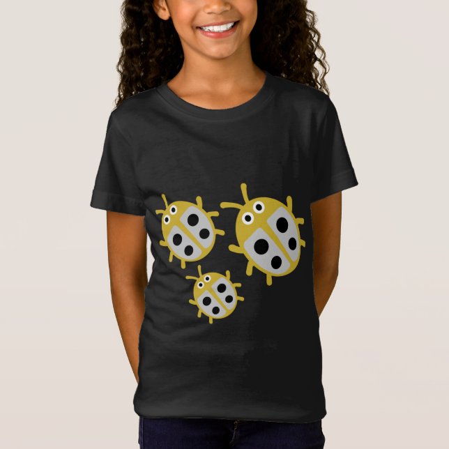 Camiseta Cute Kids ladybird Family (Anverso)