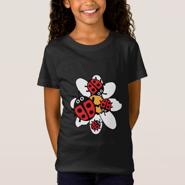 Camiseta Cute Kids ladybird Family (Anverso)