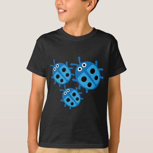 Camiseta Cute Kids ladybird Family (Anverso)