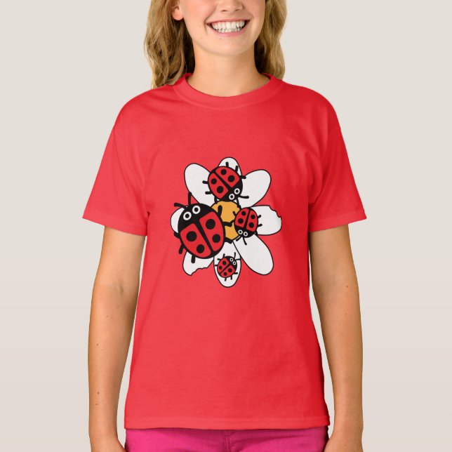 Camiseta Cute Kids ladybug (Anverso)
