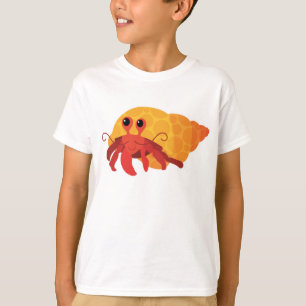 Camiseta Cute Kids Personalizado Hermit Crab Tee