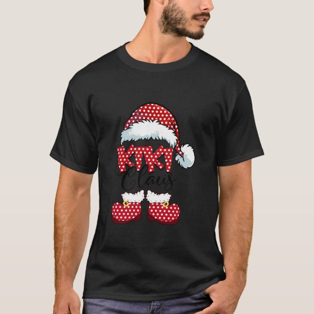 Camiseta Cute Kiki Claus Nuevos Navidades Santa Claus Long  (Anverso)