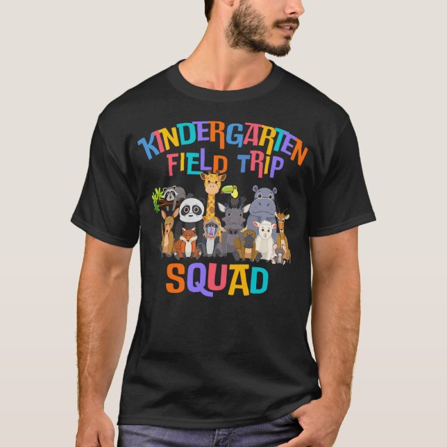 Camiseta Cute Kindergarten Field Day Trip Squad 2024 Funny  (Anverso)