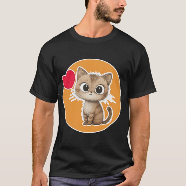 Camiseta Cute Kitten (Anverso)