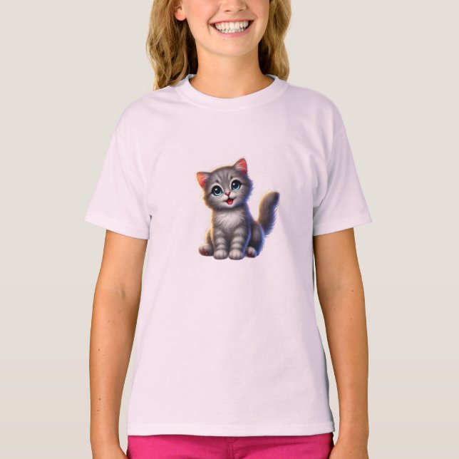 Camiseta Cute Kitten Kits (Anverso)