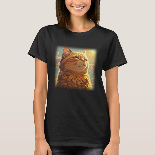 Camiseta Cute Kitten You Are My Cat Sunflower Sunshine Wome (Anverso)