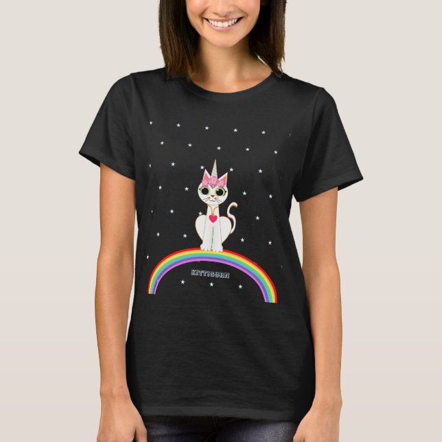 Camiseta Cute Kitticorn (Anverso)