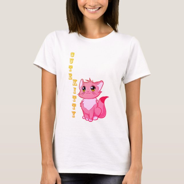 Camiseta Cute Kitty (Anverso)