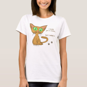 Camiseta Cute Kitty Ate Your Cookie