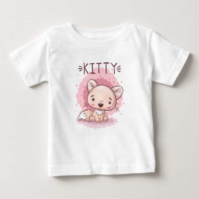 Camiseta Cute Kitty Baby (Anverso)