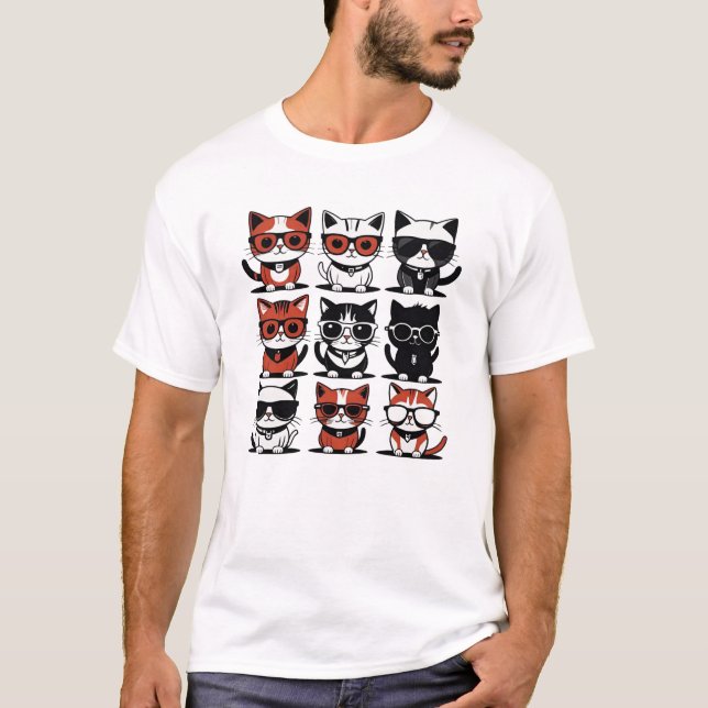 Camiseta Cute Kitty Cats (Anverso)