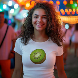 Camiseta cute kiwi green summer aesthetic