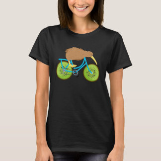 Camiseta Cute Kiwi On Bicycle Kiwi Cycling Team Biking Cycl
