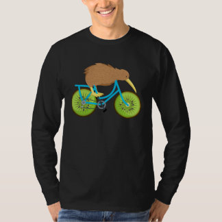 Camiseta Cute Kiwi On Bicycle Kiwi Cycling Team Biking Cycl