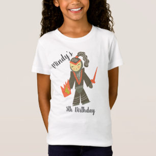Camiseta Cute knight Doodle Fiesta Birthday T-Shirt