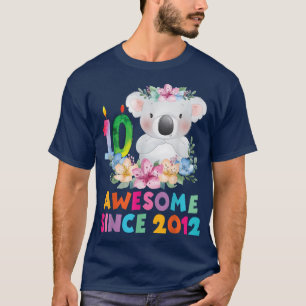 Camiseta Cute koala bear 10 years birthday outfit for boys