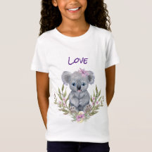 Cute Koala Bear Floral