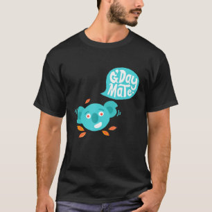 Camiseta Cute Koala Bear Gday Mate Tee Para Australia Holid