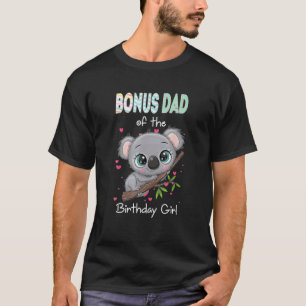 Camiseta Cute Koala Bono De Cumpleaños Papá Del Cumpleaños