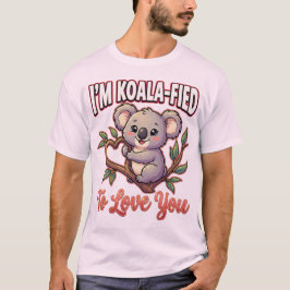 Camiseta Cute Koala de San Valentín – Estoy Koala-Ficado pa
