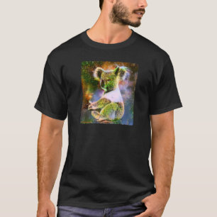 Camiseta Cute Koala Green Trees Forest Nature Pattern Koal
