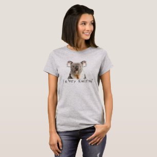 Camiseta Cute Koala Oso Animal Muy Koalificado Fun Cita