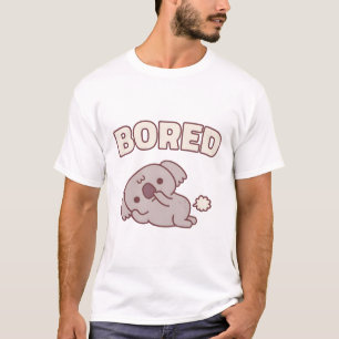Camiseta Cute Koala Oso Picando Nose Bored Funny
