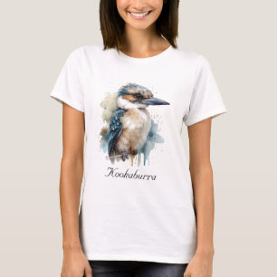 Camiseta Cute Kookaburra en una Rama, personalizado