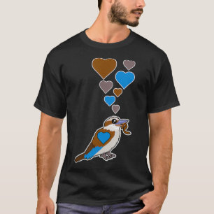 Camiseta Cute Kookaburra Hearts Kookaburra Lover I Love Ko