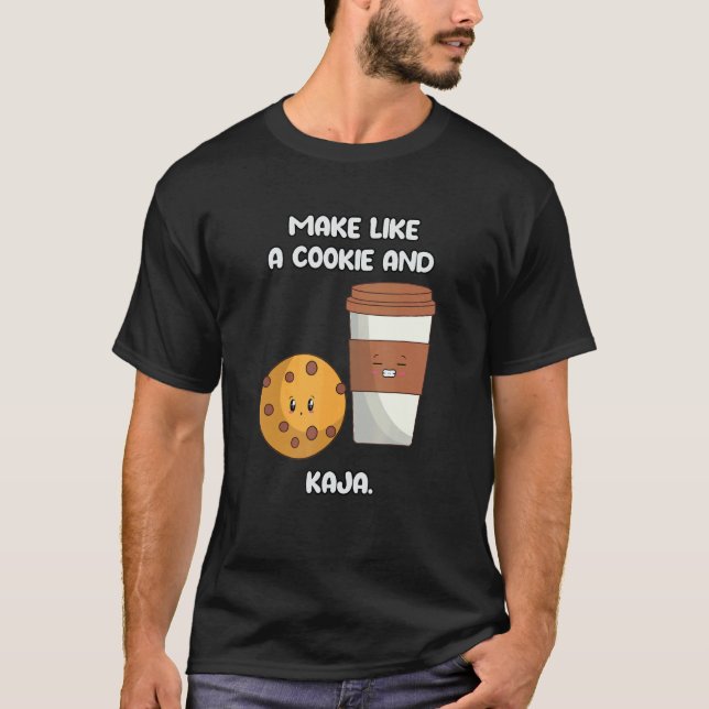 Camiseta Cute Korean Language Joke Make Like a Cookie and K (Anverso)