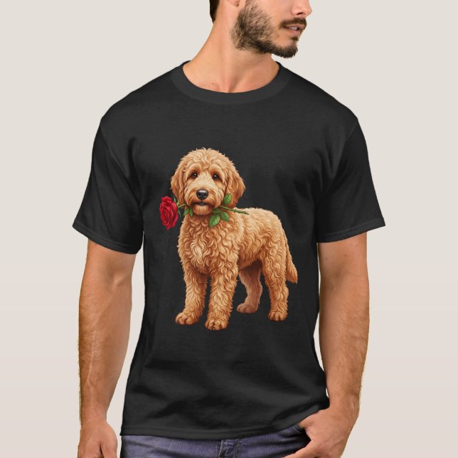Camiseta ‏Cute Labradoodle Dog (Anverso)