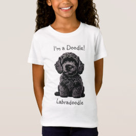 Camiseta Cute Labradoodle Puppy - ¡Soy un Doodle! Niños