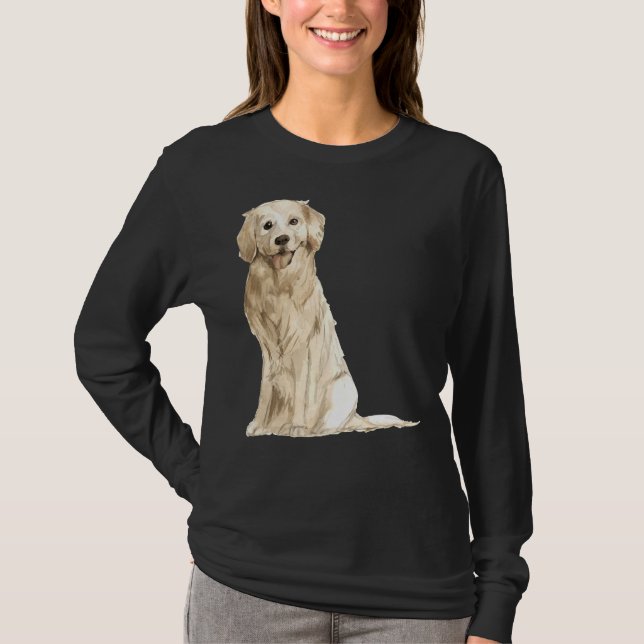 Camiseta Cute Labrador Golden Retriever (Anverso)