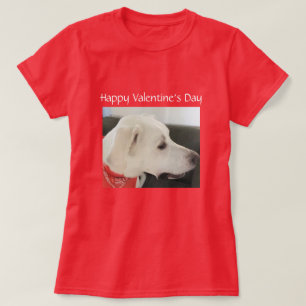 Camiseta Cute Labrador Mix Dog Perfil El día de San Valentí