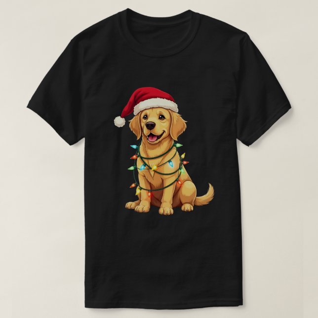 Camiseta Cute Labrador Retriever Christmas Santa Pet Dog Lo (Diseño del anverso)