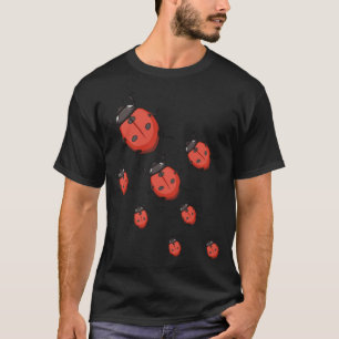 Camiseta Cute Ladybugs Tee Funny Vintage Pop Art Ladybug Lo