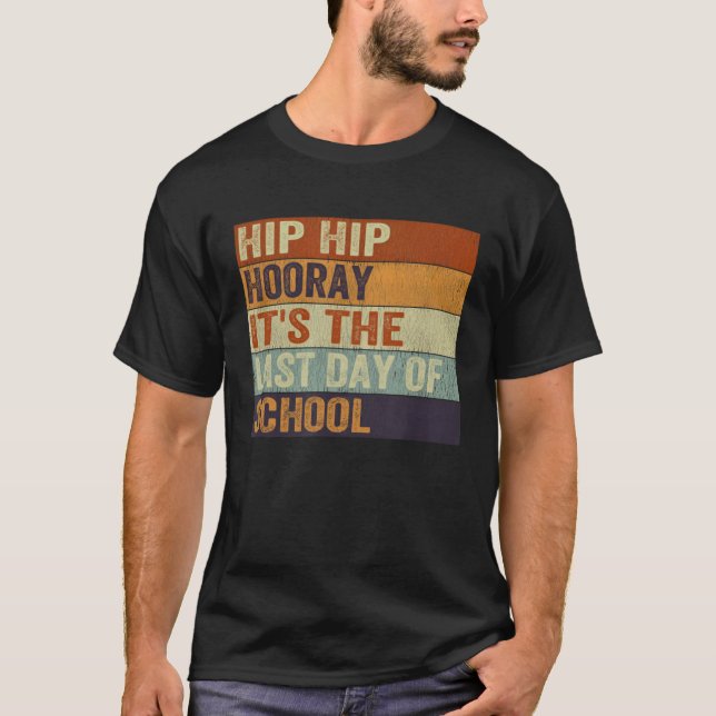 Camiseta Cute Last Day Of School For Kids Boys Teacher Vint (Anverso)
