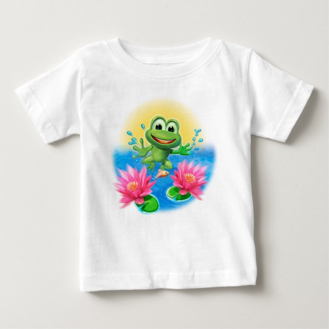 Camiseta Cute Leapfrog Ruffle T cumpleaños persona (Anverso)