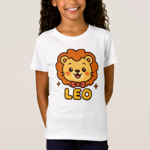 Camiseta Cute Leo Zodiac Lion - Diseño Astrológico Personal