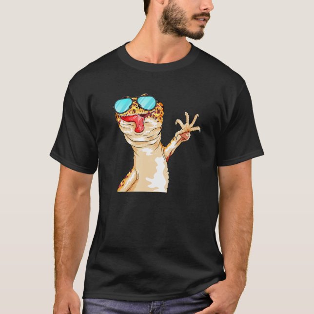 Camiseta Cute Leopard Gecko For Gecko  (Anverso)