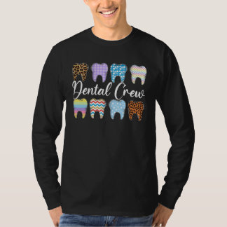 Camiseta Cute Leopard Teeth Dental Crew Happy Easter Day Ch