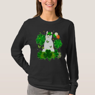 Camiseta Cute Leprechaun Llama Leopard Plaid Shamrock Patr