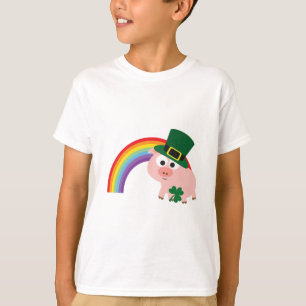 Camiseta Cute Leprechaun Pig