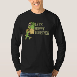 Camiseta Cute Let's Hoppy Together Frog And Frog