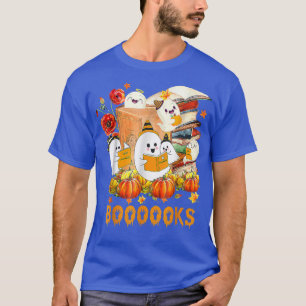 Camiseta Cute libro fantasma leyendo biblioteca de profesor