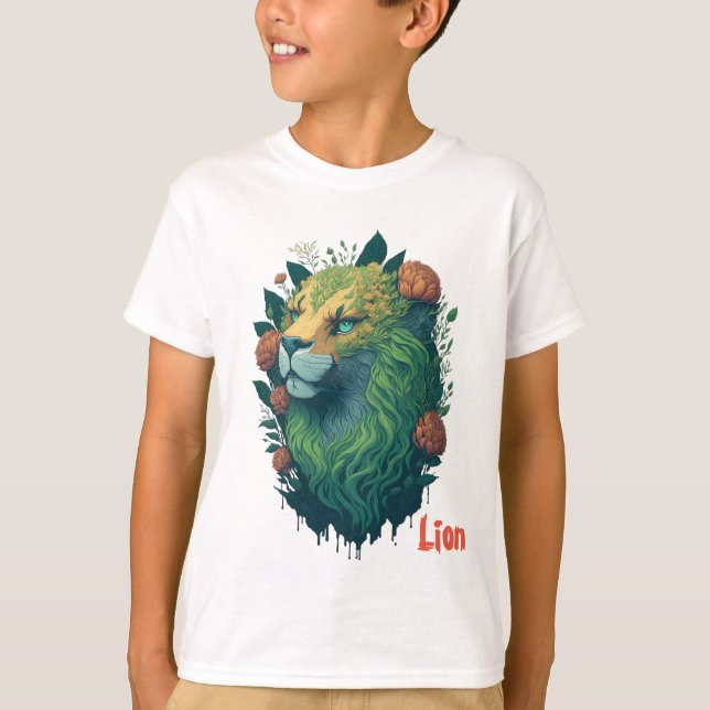 CAMISETA CUTE LION (Anverso)